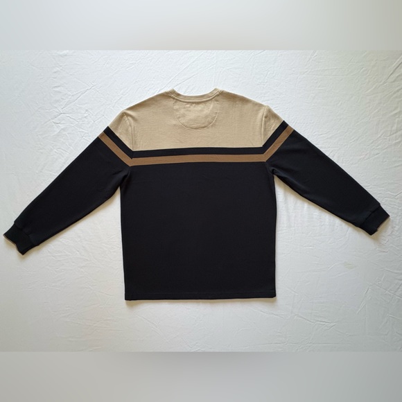 NWT-Denim & Flower Neutral Ribbed Crewneck Sweater - Picture 2 of 14